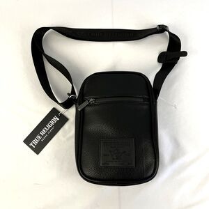 True Religion NEWAL Crossbody Purse Black Bag Pack Retro TR103990 NWT